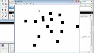 Flash ActionScript 20 Tutorial  Particle Fountain [upl. by Atalaya774]
