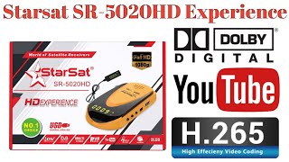 Starsat SR5020 HD Experience H265Dolby Mini Complete Details [upl. by Arrim]