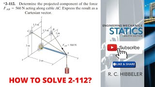 2112 hibbeler statics chapter 2  hibbeler statics  hibbeler [upl. by Ronni]