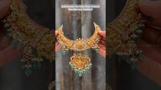 Gold Kundan Necklace From Premraj Shantilal Jain Jewellers [upl. by Attenreb]