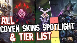 All Coven Skins Spotlight amp Tier List  League of Legends [upl. by Eneleahcim853]