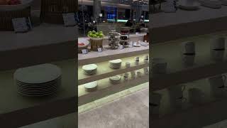 Al Fursan lounge Jeddah Airport Terminal 1 food buffet [upl. by Sirod789]