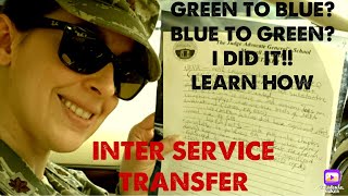 Switching Military Branches  Inter service Transfer  The Army to the Air Force [upl. by Franklin]