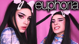 JE ME TRANSFORME EN PERSONNAGE DEUPHORIA 🌟 Makeup Tutorial [upl. by Sirotek]