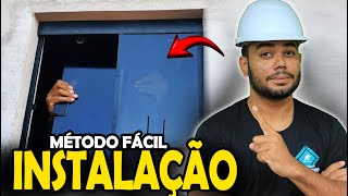 O JEITO MAIS FÁCIL DE INSTALAR ESSA JANELA É ESSE [upl. by Zamir]