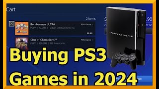 Buying PS3 game and DLC in 2024 on PSN Store [upl. by Lemkul800]