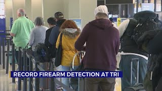 TriCities Airport detects record number of firearms in luggage [upl. by Aynatan363]