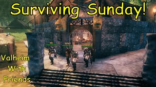 Surviving Sunday valheimmodded valheimmultiplayer [upl. by Ecnarrot]