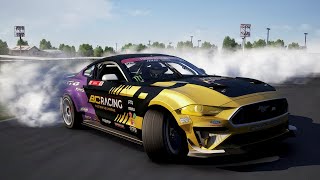 DRIFTING 930whp Chelsea DeNofas Mustang RTR  Assetto Corsa VR  Steering wheel Gameplay [upl. by Earased]