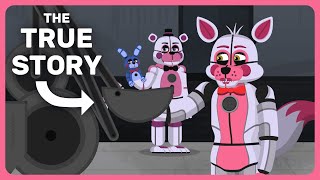 How Funtime Foxy Got Scooped FNAF Sister Location Animation [upl. by Lleon]