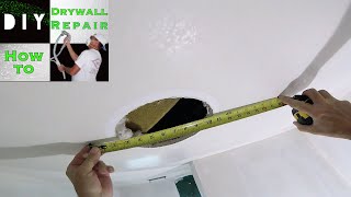 Got a Large Hole in your Ceiling Heres how to fix it [upl. by Kirit457]