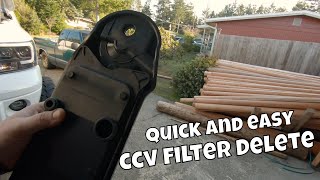 Quick and Easy CCV filter delete for your 67 Cummins [upl. by Aihsened]