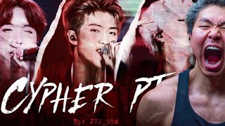 BTS Cypher pt2 Triptych Reaction [upl. by Earahs]