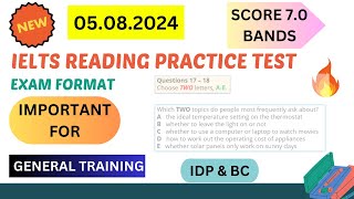 ielts general reading practice test 2024 with answers  aug 2024 [upl. by Penney837]