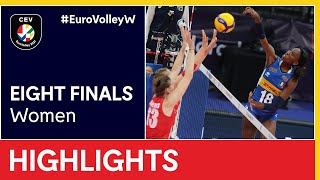 Italy vs Belgium Highlights  EuroVolleyW [upl. by Hermes]