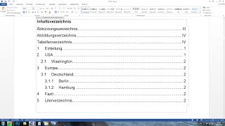 Word automatisches Inhaltsverzeichnis und Seitenzahlen erstellen  Komplettkurs Tutorial [upl. by Neffirg552]