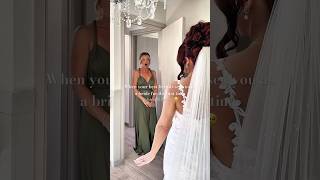 Watch until the end 🥹🤍 bride 2025bride bride2026 bridetobride bridesmaidsfirstlook bride2027 [upl. by Itsrejk]