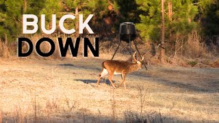 Tanners First Buck  Deep South Hunting Services [upl. by Purington269]