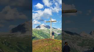 Beautiful Oberlech ⛰️🌞lechzürs mountains travel nature oberlech vorarlberg [upl. by Phillie]