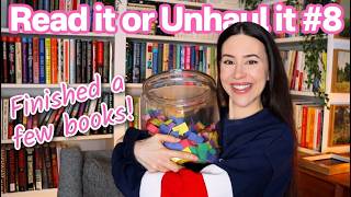 Reading My Physical TBR  Read it or Unhaul it Vlog 8 [upl. by Susejedesoj]