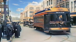 Massachusetts 1920s in color 60fps Remastered wsound design added [upl. by Maibach]