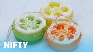 DIY Loofah Soap Bars [upl. by Nasus]