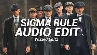 Sigma Rule  Dior Audio edit [upl. by Angeli321]