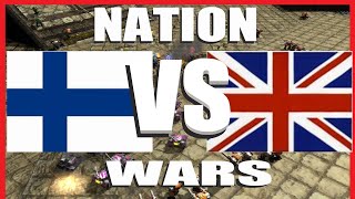 Finland Vs UK Nation Wars  Beyond All Reason [upl. by Polly]