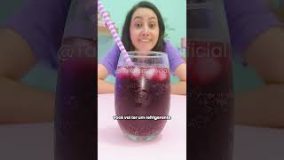 🤩🍇 REFRIGERANTE DE UVA receitasdeminuto camilabeatriz refrigerante [upl. by Rehnberg]