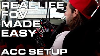 ACC THE PERFECT FOV GUIDE FOR SIM RACING [upl. by Spatz]