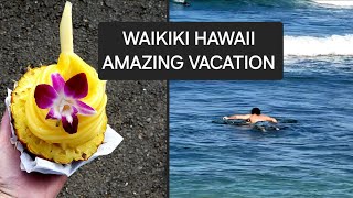 Oahu Hawaii ULTIMATE Vacation Vlog Waikiki Beach Honolulu Hawaii [upl. by Drareg]