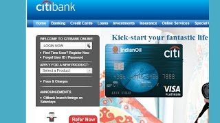 How to self register Citibank Credit Card online [upl. by Aubin]