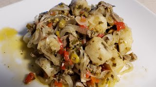 GUINEOS EN ESCABECHE CON MOLLEJAS DE POLLO [upl. by Chamkis]