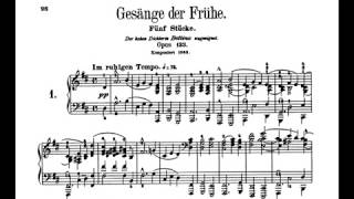 Schumann Gesange der Fruhe Op133 Fabio Romano Audio  Sheet Music [upl. by Leinaj415]