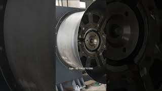 CNC axial fan flanging machine for large inlet bell spin forming [upl. by Barn941]