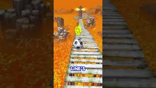 Hot Pursuit Save the Football from the Lava River viral games gameplay shortsvideos [upl. by Ogu]