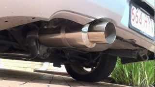 Subaru Impreza 04 RS  Exhaust system [upl. by Claudelle]