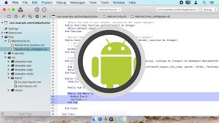 Native Android development with the VBNET language using Mercury [upl. by Balmuth]