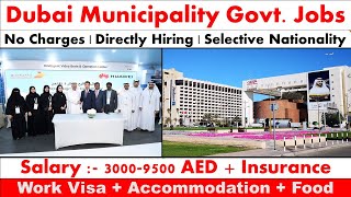 Dubai Municipality Government Jobs in Dubai 2023 [upl. by Earased]