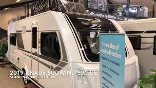 2019 Knaus Südwind Scandinavian Selection 590 UE Fremvisning [upl. by Ellebasi991]