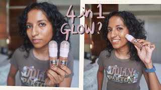 trying two shades of the Maybelline perfector 4 in 1 glow makeup on Indian skin ✨ [upl. by Ahsead286]