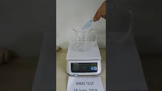 MMS Test with our Sodium Chlorite Powder Master Mineral Solution [upl. by Salomo]