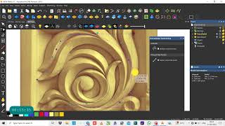 How to make 3d panel design in artcam 2018 Part 1 [upl. by Nnaira753]