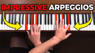 5 Impressive Arpeggio Patterns on piano for beginners 🔥 [upl. by Akemhs]