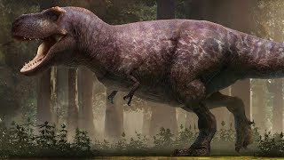 Tyrannosaurus rex Battles the Indominus rex  Jurassic World Dino Trackers [upl. by Anerdna]