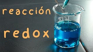 REDOX Sulfato de Cobre  Zinc Experimento Reacción OxidaciónReducción Zn  CuSO4 [upl. by Yearwood]