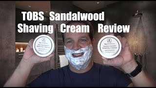 Taylor of Old Bond Street Sandalwood Shaving Cream Review [upl. by Nonnaer]