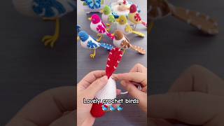 🐦🐦🐦 lovely crochet birds crochet knit myhobbyhome [upl. by Eojyllib]