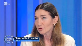 Elisabetta Franchi quotHo tentato di agevolare le madri lavoratriciquot  Porta a porta 19052022 [upl. by Gerdeen]