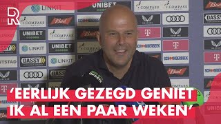 DE BAL hebben we BIJNA NIET AFGESTAAN  Feyenoordtrainer Slot GENOOT van 15 tegen FC Utrecht [upl. by Laird]